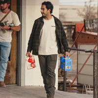 La Grange Lightweight Flannel- Cohen Plaid Dark Olive