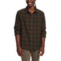 La Grange Lightweight Flannel- Cohen Plaid Dark Olive
