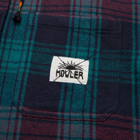 Salvo Hooded Blanket Flannel- Mesa Plaid/Midnight
