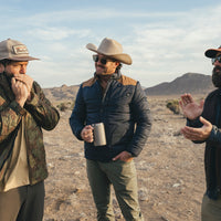 Rounder Quilted Jacket- Dark Blue/Duck Brown