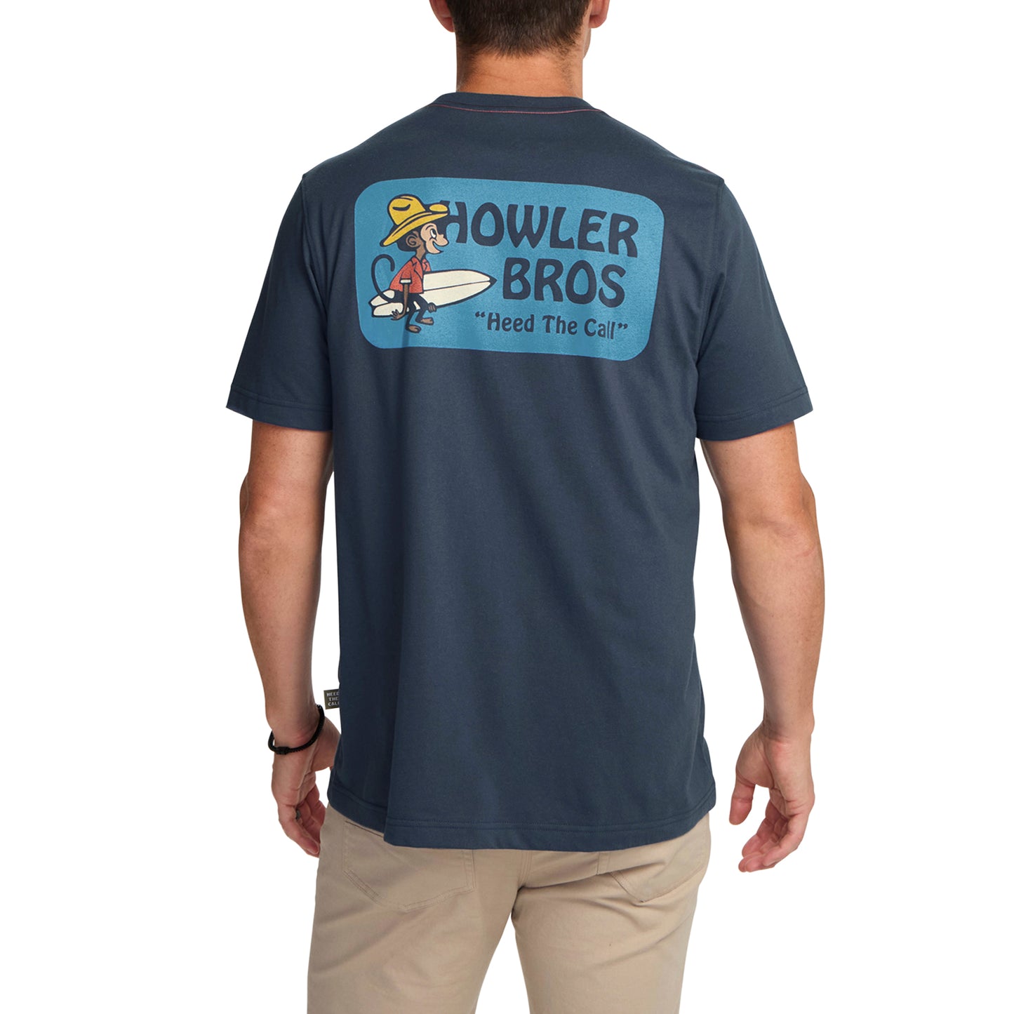 El Monito Surfs Badge T-Shirt- Key Largo