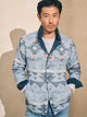 Doug Good Feather Reversible Bondi Jacket-Navy/Six Rivers Turquoise