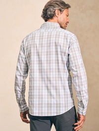 The Movement Sport Shirt- Grey Cream Plaid