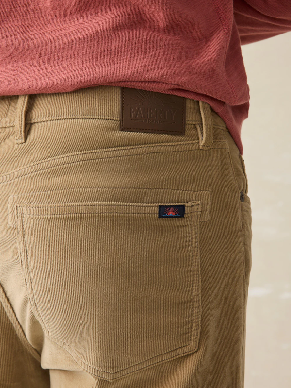 Stretch Terry Corduroy 5 Pocket Pant-Barley