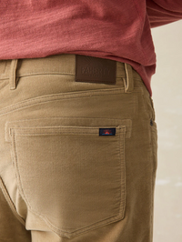 Stretch Terry Corduroy 5 Pocket Pant-Barley