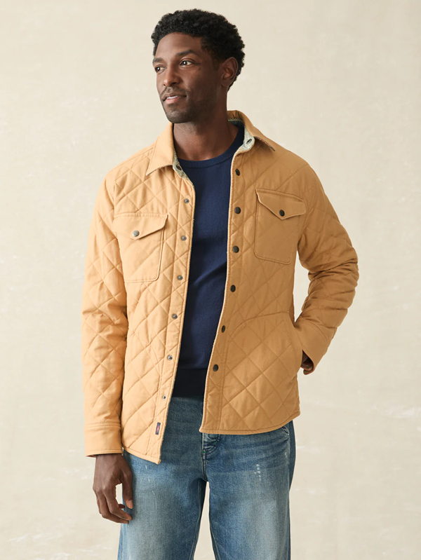 DGF Reversible Bondi Jacket- Dried Palm/El Dorado Springs