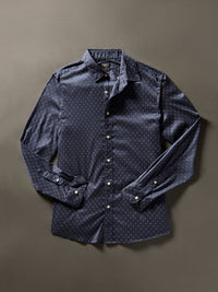 The Movement Shirt- Navy Dusk Diamond