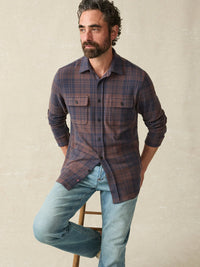 Legend Sweater Shirt- Blue Mountain Plaid