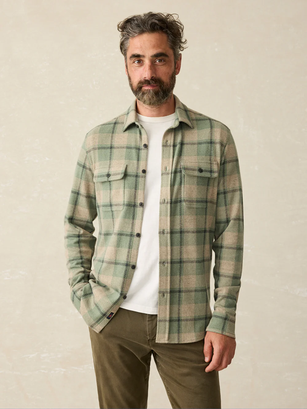 Legend Sweater Shirt-Forest Drive Plaid