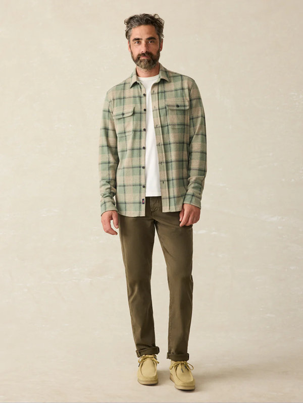 Legend Sweater Shirt-Forest Drive Plaid