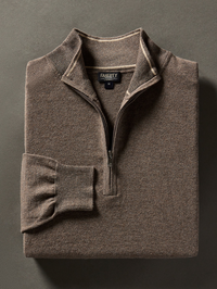 Movement Quarter Zip Sweater-Walnut Creek Heather