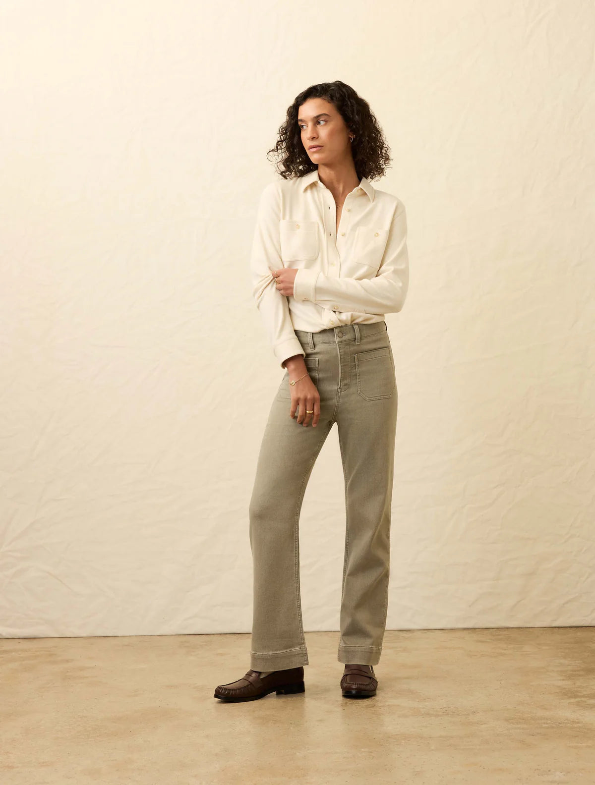 Stretch Terry Patch Pocket Pant