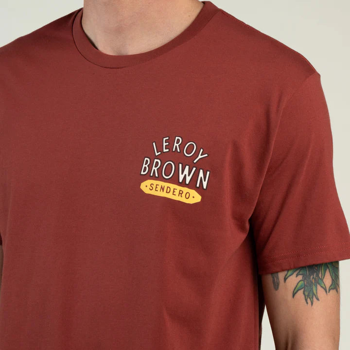 Leroy Brown T-Shirt- Warm Red