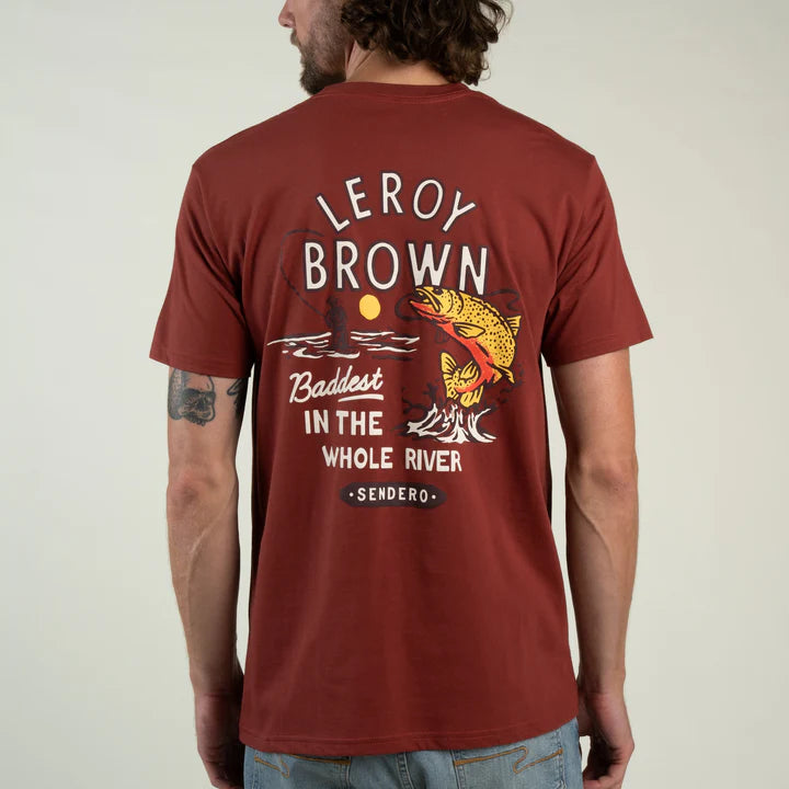 Leroy Brown T-Shirt- Warm Red