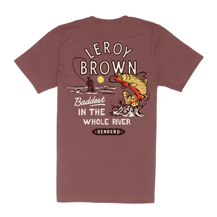 Leroy Brown T-Shirt- Warm Red
