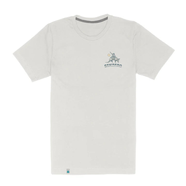 Armadillo Rodeo T-Shirt- Vintage White