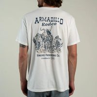 Armadillo Rodeo T-Shirt- Vintage White