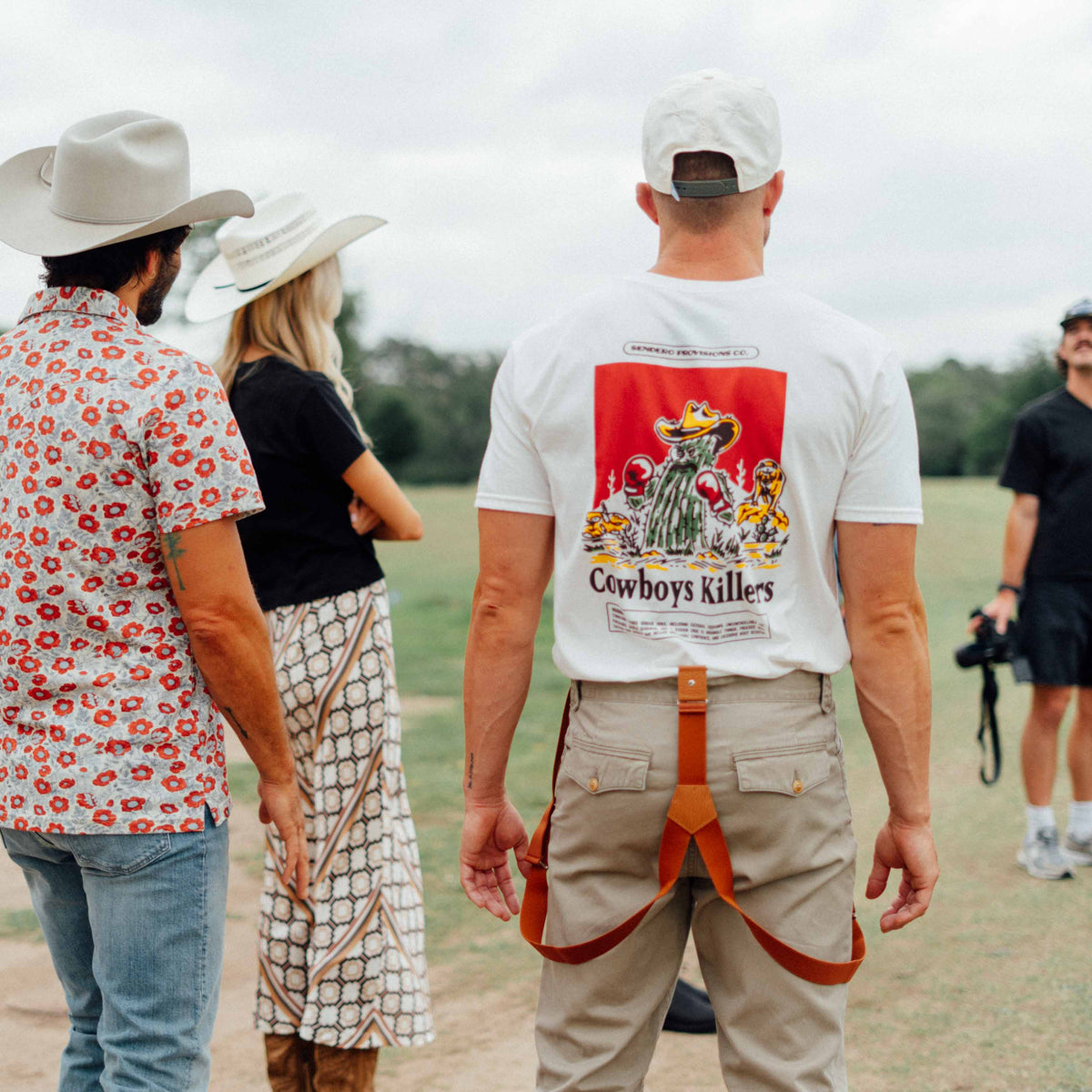 Cowboy Killers T-Shirt- Vintage White