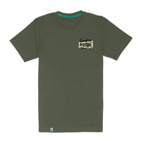 Deer Fishers T-Shirt- Army Green