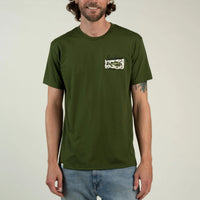Deer Fishers T-Shirt- Army Green