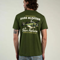 Deer Fishers T-Shirt- Army Green