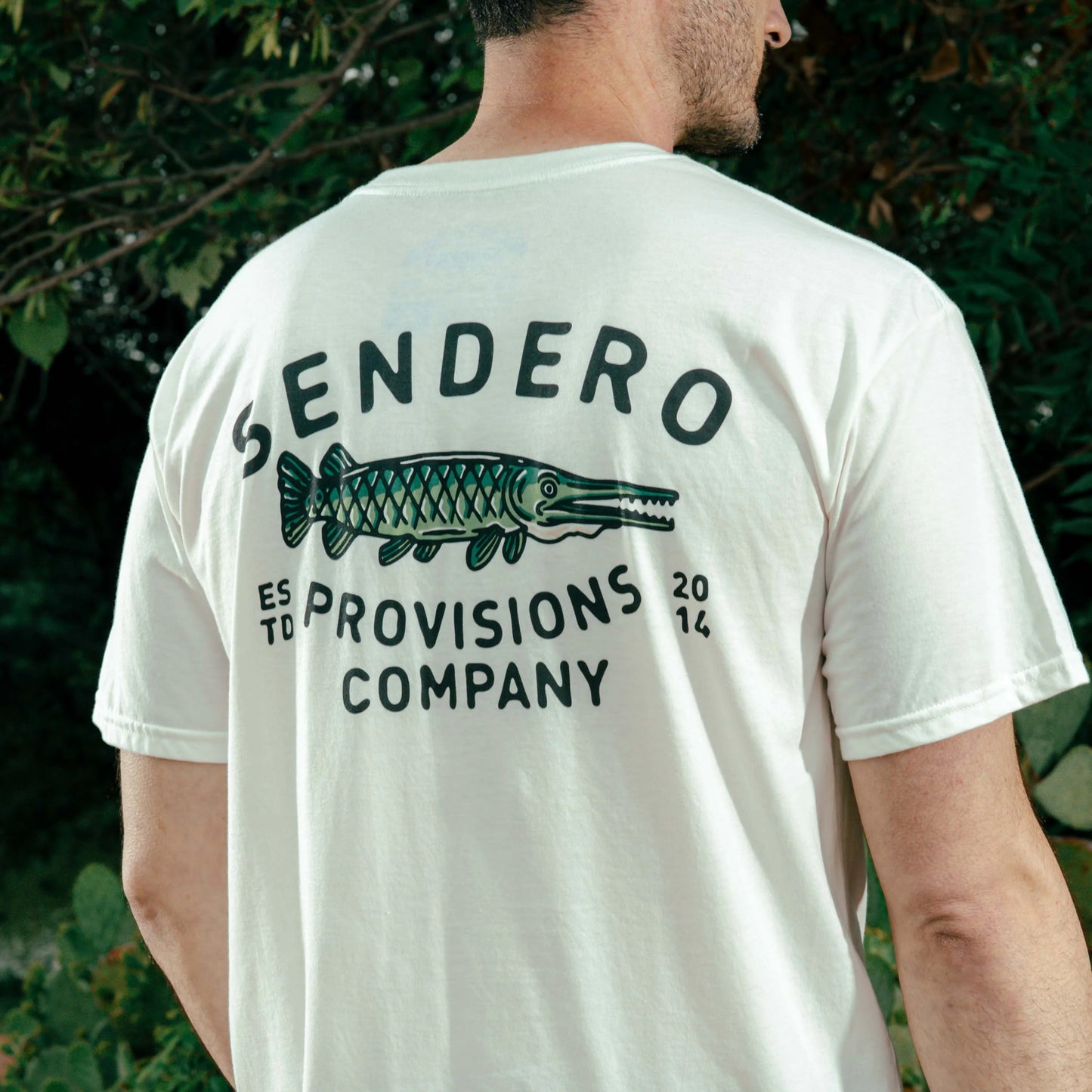 Gar T-Shirt- Vintage White