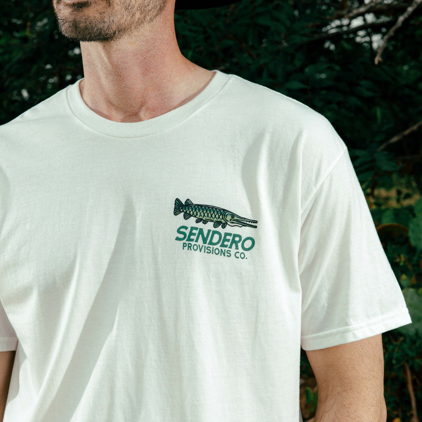 Gar T-Shirt- Vintage White
