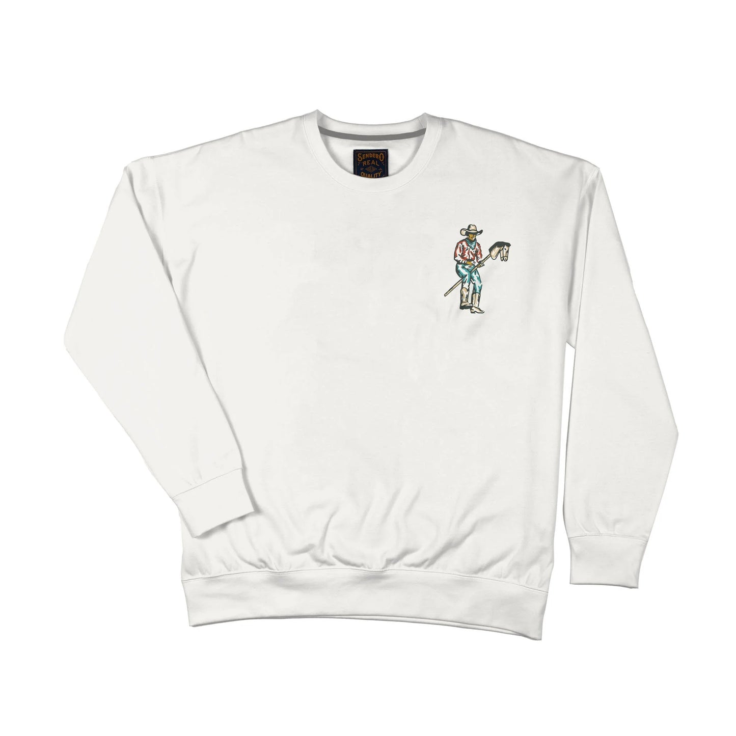 Stick Horse Sweatshirt- Vintage White