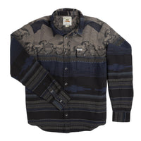 Boquillas Long Sleeve Shirt- Teton Stripe/Charcoal