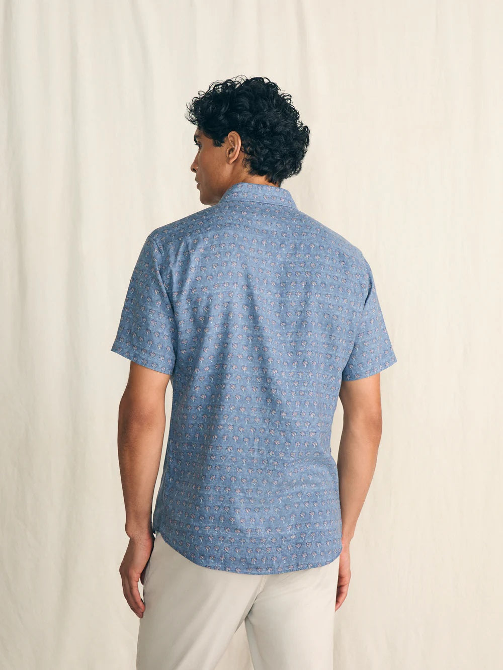 Short Sleeve Breeze Shirt- Paradise Palm