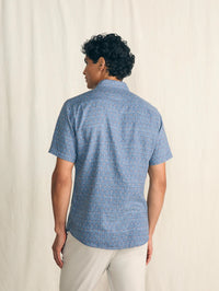 Short Sleeve Breeze Shirt- Paradise Palm