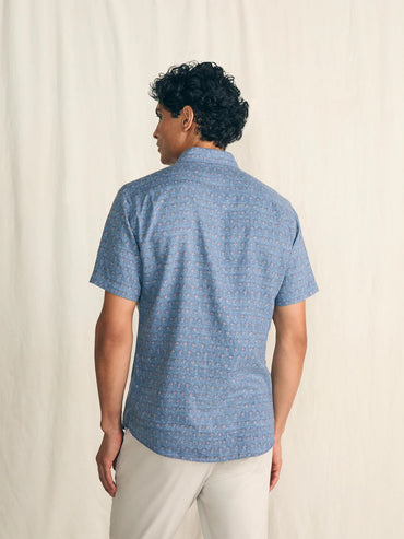 Short Sleeve Breeze Shirt- Paradise Palm
