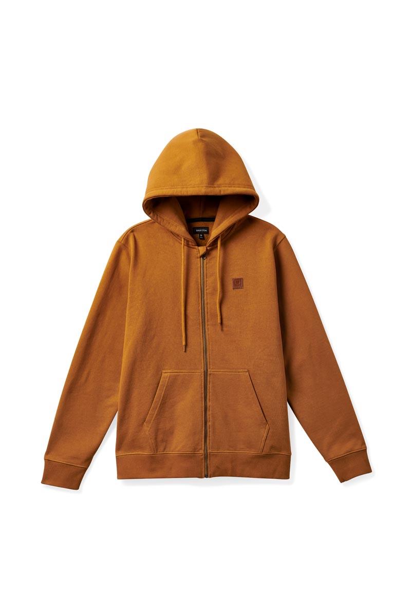 Builders Fleece FZ Hoodie- Golden Brown