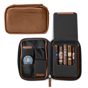 Flint Travel Leather Cigar