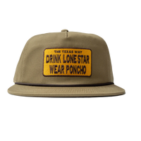 Drink Lone Star Wear Poncho Rope Hat