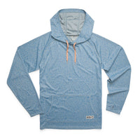 Loggerhead Hoodie- Pond Patterns Iron Blue