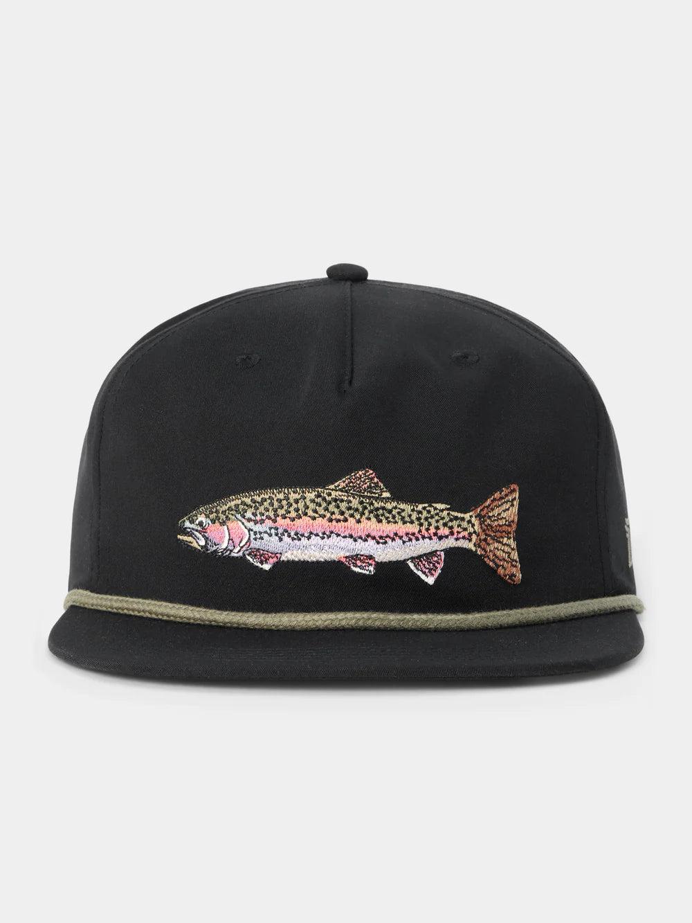 Rainbow Trout Hat- Black