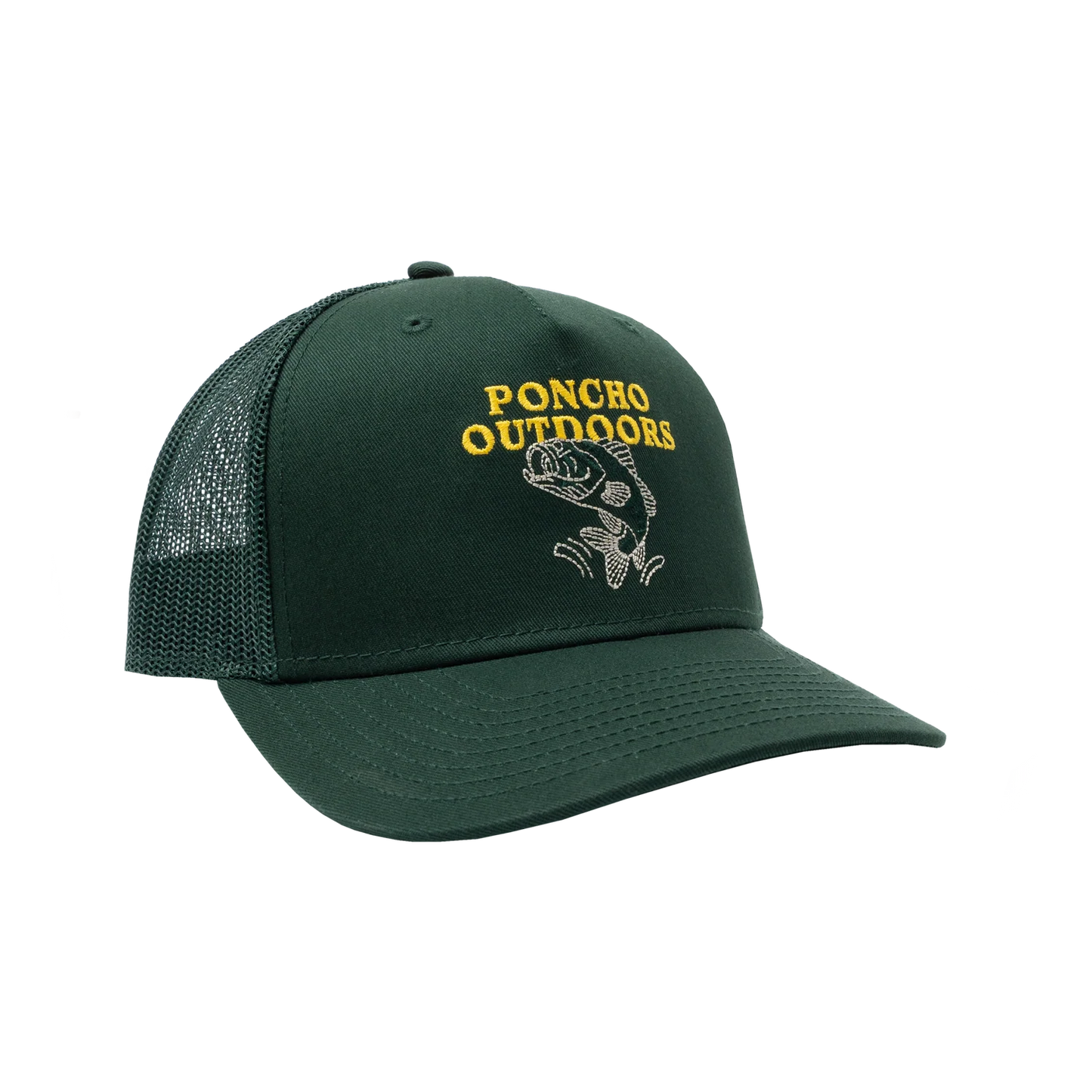 Green Bass Trucker Hat