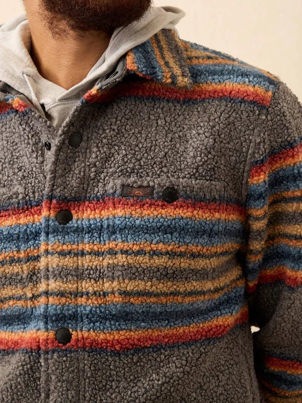 Range Fleece CPO- Buffalo Rock Stripe