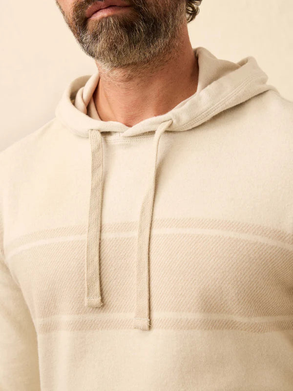 Legend Sweater Hoodie- Winter Oat Surf Stripe