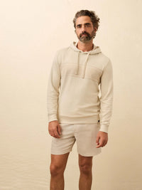 Legend Sweater Hoodie- Winter Oat Surf Stripe