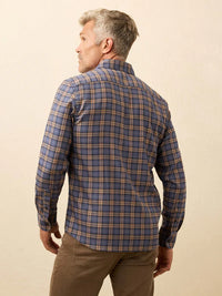 The Movement Long Sleeve Shirt- Walnut Dusk Plaid