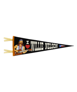 I Heart Willie Nelson Pennant