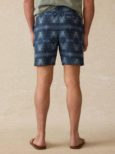 DGF Shorelite Swim Trunks 7in- Night Navy Stars