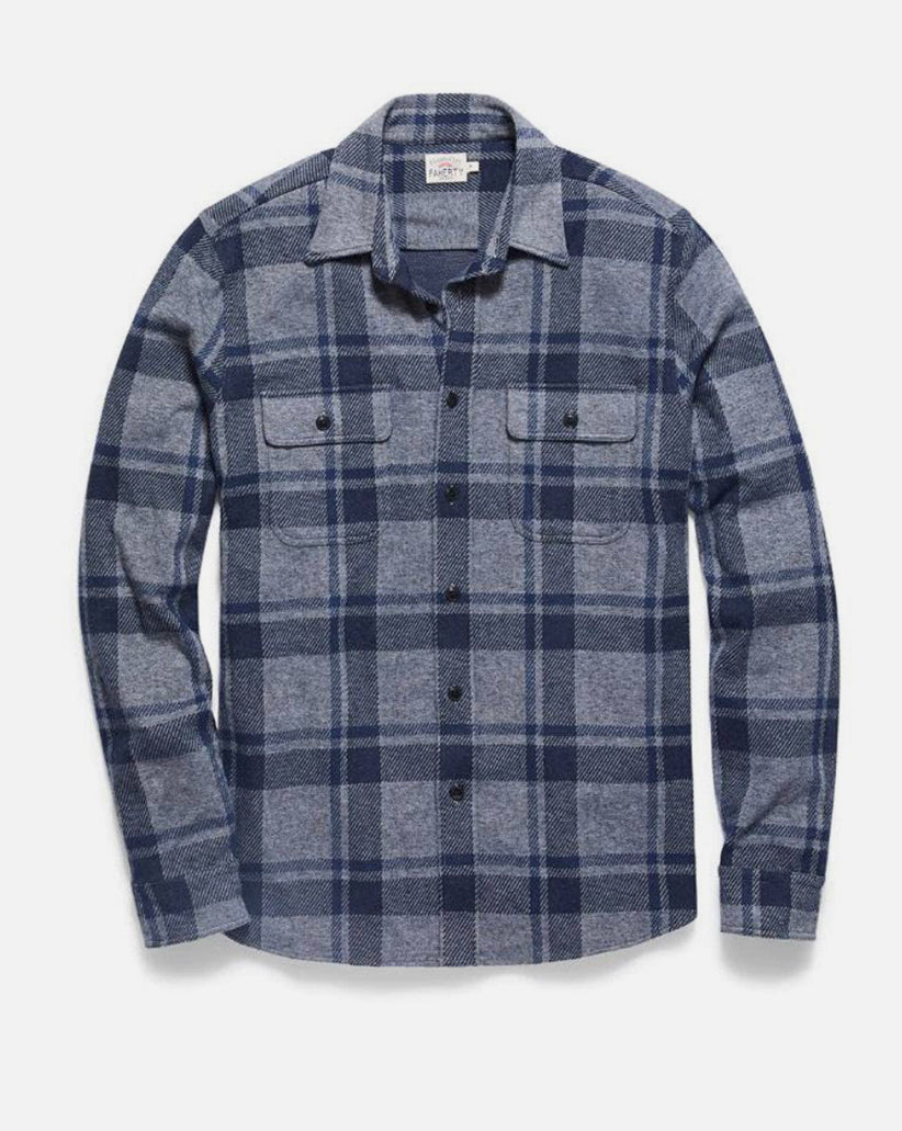 Legend Sweater Shirt- Grey Seas Plaid