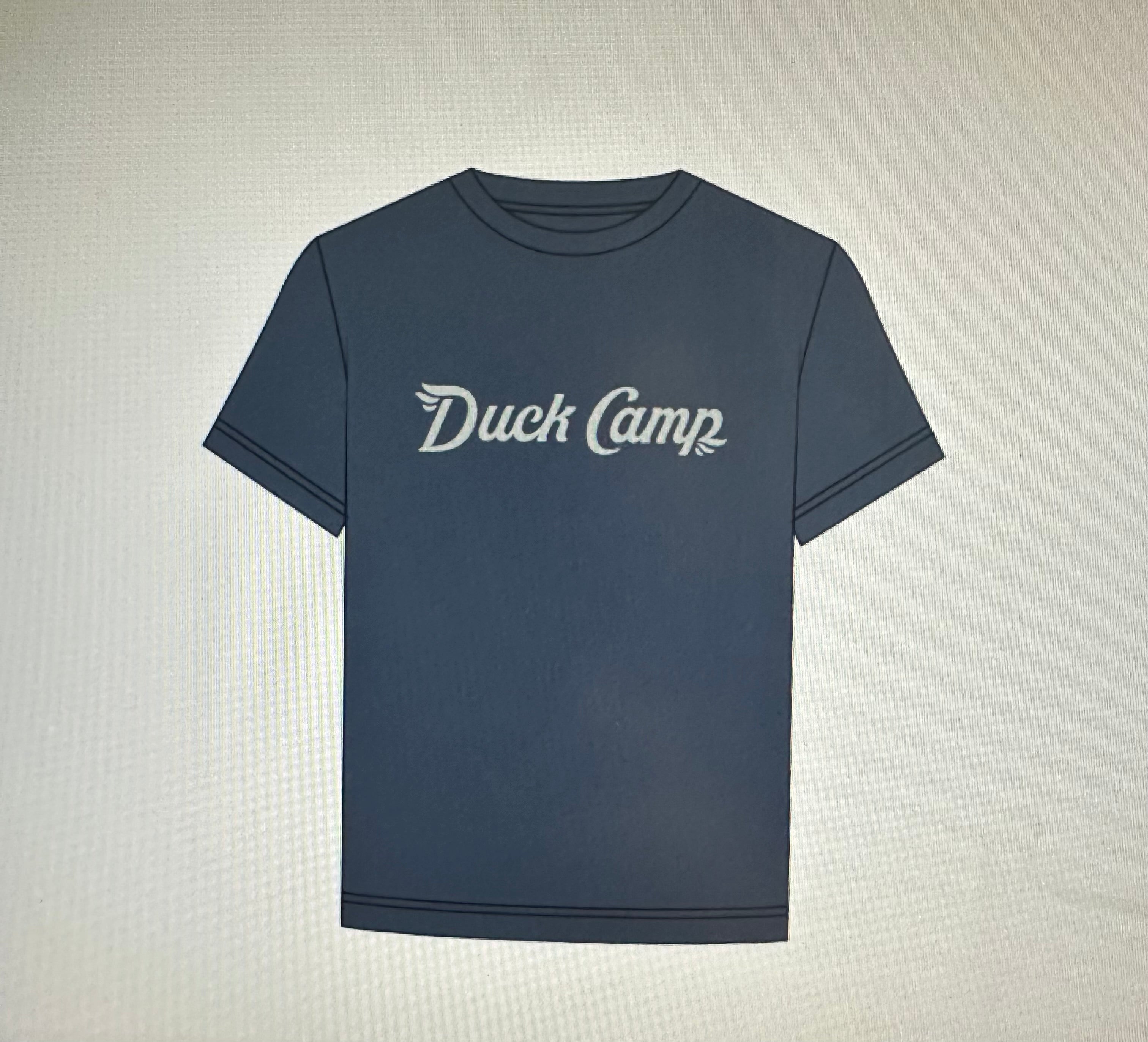 Duck Camp Logo T-Shirt- Dark Denim