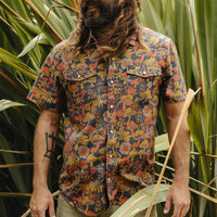 H Bar B Snapshirt- Fungi Forage Nightfall