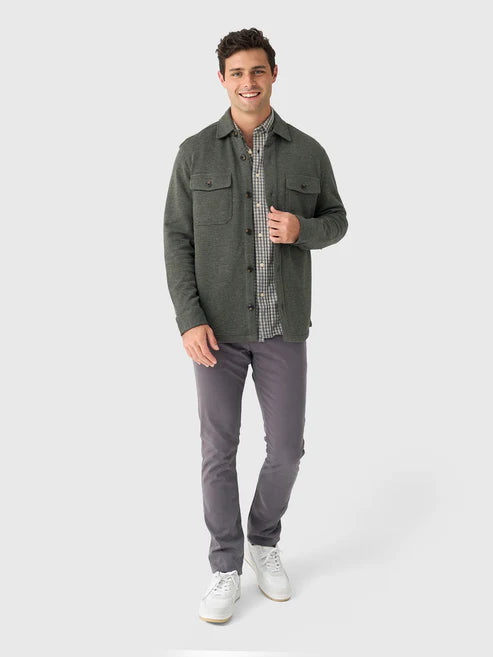 Inlet Knit CPO- Olive Leaf Melange