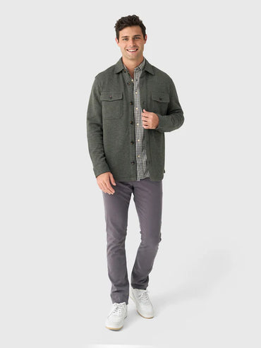 Inlet Knit CPO- Olive Leaf Melange