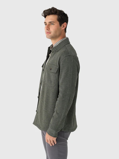 Inlet Knit CPO- Olive Leaf Melange